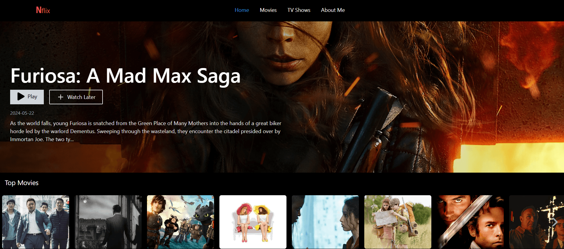 Nflix – Movie Streaming Platform