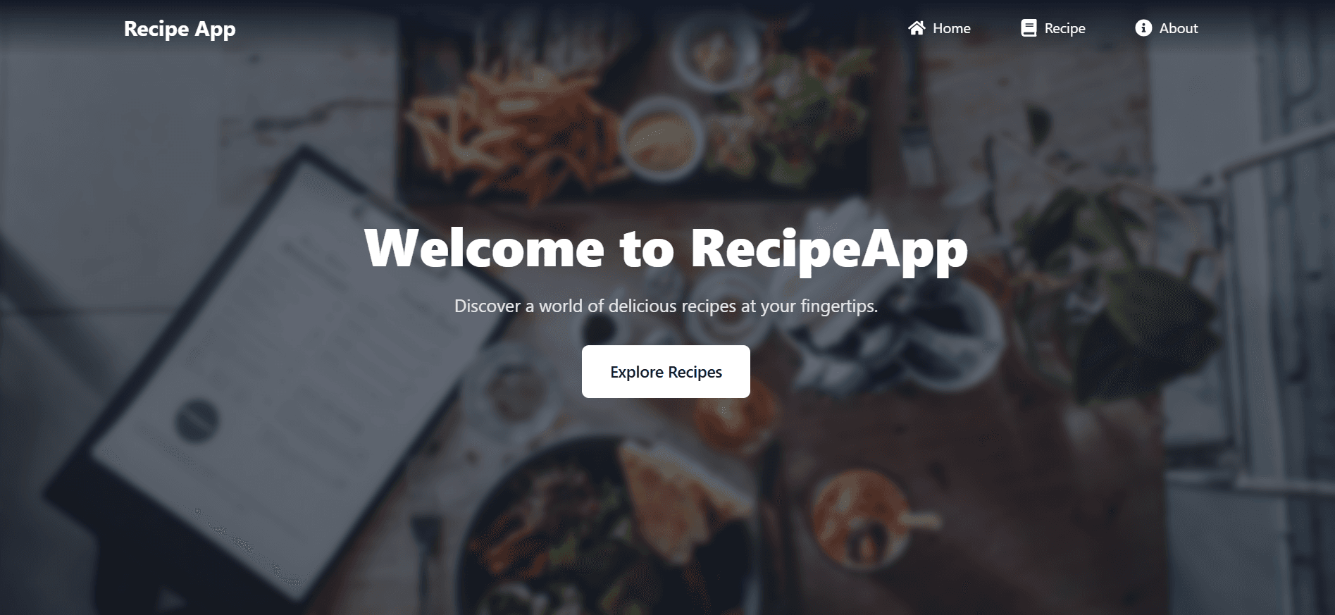 Recipe App – Smart Cooking Search